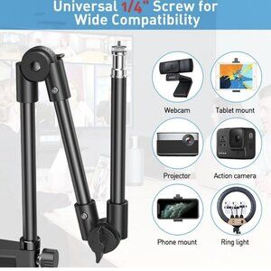 New KDD 25 Inch Desk Mount Webcam Stand